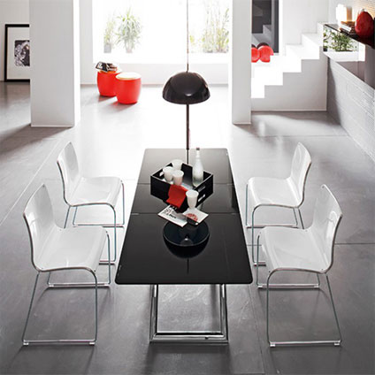 Calligaris-Magic-J-Glass-Table